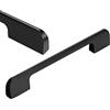 SZLXJMFL Maniglie per Cassetti,2 Pz Maniglie per Mobili lega di alluminio massiccio| Finitura Placcatura, Colore: Nere, Maniglie Distanza Fori 128mm Maniglie da Cucina Armadietti Maniglie per Armadio 128mm/5in