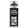 TECPO Vernice spray per tappeti, 1 x 400 ml, colore antracite, per tappeti, tappetini auto, tappetini, tetto, tessuto, gomma, plastica, per interni
