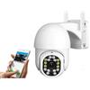 Generico TELECAMERA WIFI IP MINI SPEED DOME DA ESTERNO IP66 2 MPX 1080P REGISTRA SU SD CARD