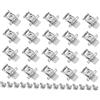 Angoily Clip per Illuminazione da Incasso Morsetti Versatili in Metallo Argento Molla Resistente Soluzione Pratica per Faretti e Progetti di Retrofit per Installazioni Nuove
