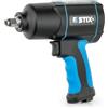Stix Automotive Equipment Avvitatore ad impulsi pneumatico 1/2 - coppia 1700Nm - connessione all'aria 1/4 - Chiave ad impulsi - chiave pneumatico - Chiave a percussione