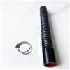 YLREAN Tubo flessibile universale in silicone per auto, tubo flessibile per radiatore, tubo di aspirazione, tubo intercooler per alta pressione e alta temperatura, gomma nera, 700 mm, ID 50 mm