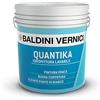 Baldini Vernici QUANTIKA idropittura lavabile universale antigoccia per pareti e soffitti interni monocomponente opaca vinilica ad essiccamento fisico 4 lt bianco