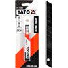 Yato 10 Lame Taglierino 9mm, Lame Ricambio Cutter, Realizzate in Acciaio SK2H ULTRA SHARP, Ricoperte da uno Speciale Rivestimento Nero Garantendo un'A