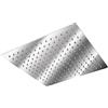 tectake® Soffione Doccia a Pioggia Anticalcare 30x30x4,5cm, Soffione Doccia Anticalcare Relax Acciaio Inox, Doccino Forma Quadrata Bagno, Doccino Bagnodoccia Design, Ugelli Silicone, Accessori Bagno