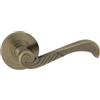 Domino Maniglia per Porta Modello Casablanka della Serie R M3 in Ottone, Finitura Bronzo, Design Elegante e Resistente per Porte Interne