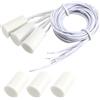 Generic XYWHPGV NO. Sensore di contatto per porte e finestre di sicurezza cablato da incasso Interruttore reed magnetico bianco RC-33 3 pezzi(e6756 4d247 fc793 6de65 3ff50 26316