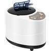 WINZING Generatore di vapore per sauna, 1000 W, con telecomando e scatola per erbe, 3 l/0,66 Gal, 9 temperature, per casa, yoga, relax, portatile, 28,5 cm, bianco/nero