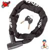 Generico Lucchetto Bici Antifurto Acciaio Rinforzato 80 cm Flessibile Resistente Taglio Spirale Bloccaggio Automatico Intrecciato Motocicli Scooter Catena Bicicletta (CATENA)