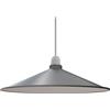 Generic Homin Paralume in metallo da 40 cm, stile retrò, a forma di disco, facile da installare, per soggiorno, camera da letto, cucina, sala da pranzo, bar e ristorante. (Grigio)