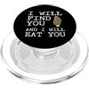 FUNNY MUSHROOM PRODUCTS Ti troverò e ti mangerò - Divertente scherzo sui funghi Morel PopSockets PopGrip per MagSafe