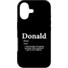 Extreme Greatness Custodia per iPhone 17 Donald Definition - Divertente regalo di compleanno per donalds