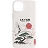 Red Sun Society Custodia per iPhone 14 Plus Giappone Monte Fuji Torii Porta Tramonto Paesaggio Giapponese
