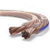 Oehlbach Speaker Wire SP-40 - Cavo per altoparlanti stereo HI-FI - cavo per altoparlanti con OFC (rame senza ossigeno) 2x4,0 mm² - cavo per altoparlanti a mini bobina - trasparente 30 m