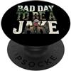 Bad Day to be a Jake Turkey Hunting Meme Brutta giornata per essere un cacciatore di uccelli della stagione di caccia al tacchino retrò di Jake PopSockets PopGrip Adesivo