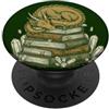Dragon Bookstack Fantasy Apparel Dragon Books Reading Fantasy Book Lover Magic Library PopSockets PopGrip Adesivo