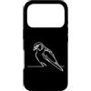 Jimbeels Custodia per iPhone 17 Pro Falco arte lineare Ornitologo