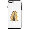 Green Plants Botanical Designs Custodia per iPhone 7 Plus/8 Plus Mano Drawn Foglia Monstera Colore Finestra Impianto Natura