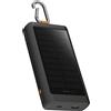 Xtorm Go2 Solar Power Bank con torcia 10000mAh 15W FastCharge scocca rugged con pannello solare e moschettone XG2S101