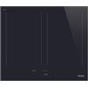 SMEG SIM3644D, Piano cottura a induzione UNIVERSALE, Black glass