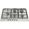 Whirlpool KGML 761 IX Acciaio Inox da Incasso 75 cm Gas 5 Fornello(i)