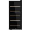 LES PETITS CHAMPS Cantina per vino 91 bottiglie, CAVCDB91 Black Edition, 204L, 2 zone di temperatura, design elegante in acciaio inossidabile, regolazione da 5°C a 18°C