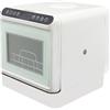 SuhoFutus Lavastoviglie da tavolo 1100 W, lavastoviglie con serbatoio dell'acqua da 6 l, asciugatura ad aria calda, lavabile in lavastoviglie con quattro modalità di lavaggio, nessuna installazione necessaria,