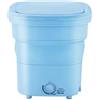 HYDBCNA Lavatrice portatile, mini lavatrice pieghevole da 20 l con disidratazione, per piccoli vestiti, design pieghevole, ideale per hotel, casa, appartamento, campeggio (blu)