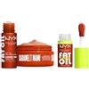 NYX Professional Makeup Fat Oil Lip & Body Kit, Travel-Friendly, Reusable-Pouch, Caramelt Mami