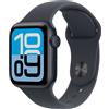 Apple Watch SE 3 GPS, Cassa 40 mm in alluminio mezzanotte con Cinturino Sport - S-M