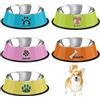 EinzigGeschenk Ciotola per cani in acciaio inox personalizzata con nome, ciotola per animali domestici, ciotola per animali domestici (stile 2)