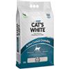 Cat's White ACTIVE CARBON GRANULES Lettiera Agglomerante per Gatti con Carbone Attivo Lettiera Cattura Odore per Gatti e Gattini 10L