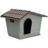 MP BERGAMO VILLA, Cuccia Per Cani Gatti, Cuccia in Materiali Riciclati, Tetto Asportabile, Dimensioni ESTERNE 60x50x41 Dimensioni INTERNE 40x30x35cm