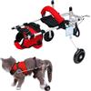 RUYICZB Sedia A Rotelle per Gatti per Zampe Posteriori, Sedia A Rotelle Leggera A 2 Ruote per Gatti per Allenamento Riabilitativo Zampe Posteriori Disabili Che Camminano,XS