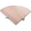 Fdit Bird Wooden Stand Platform Design a forma di ventaglio per Parrot Cockatiel Parakeet