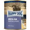 Happy Dog Carne in scatola di bufalo puro, 800 g, confezione da 6 (6 x 800 g)
