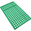 Sosoport Fondo Gabbia Conigli in Plastica Nera, Base Gabbie Conigli Fori Circolari da 1,6cm, Facile da Pulire, per Gioco per Coniglio