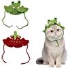 GLOBLELAND 2 Pz 2 Stile Lana Cappelli per Animali Domestici Halloween Cartoon Design Copricapo Accessori per Cucciolo Gatto Gattino Copricapo Costume per Festival Compleanno Festa A Tema Foto