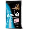 Generico Gatto Prolife Sterilised Grainfree Adult, Maiale e Riso, alimento secco completo per gatti sterilizzati di tutte le taglie,senza cereali,confezione da 1,5 Kg.