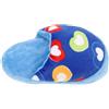 CVUTOVO Giocattolo per Cani che Squittisce a Forma di Ciabatta Blu in Peluche | Cani Piccoli e Medi, Intrattenimento Indoor e Gabbia, per Denti e Angoli dei Mobili