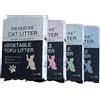 Naturii Naturìì Tofu 6 lt Lettiera Naturale al carbone per Gatti tipo agglomerante, Biodegradabile si può gettare nel WC, 100% è vegetale, Antiodore di lunga durata… (NATURALE) (Tè verde)