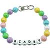 KWCLTH Collare per cani con perline personalizzato, collare per cani con nome, collana per cani con perline colorate, gioielli per animali domestici per cani, gatti, amanti degli animali