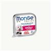 Generico Monge Fresh Umido Cane, alimento completo per cani di tuttele età,taglie e razze, patè con bocconcini gusto MAIALE | 6 scatolette da 100 grammi l'una.