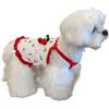 Generico Ragazza con vestiti per cuccioli - Abbigliamento elegante per animali domestici, materiale morbido ed estensibile, design rinfrescante senza maniche, finitura con cuciture resistenti | Passeggiate in