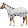 Horses, Coperta Antimosche in Rete Silver Sheet, per la Stagione Estiva, Riflette Luce e Calore, Tessuto in Rete Fitta Contro Mosche ed Insetti, 120 cm