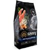SAVORY to excite Savory - cibo secco per gatti - per Gatto adulto - Salmone fresco e pesce bianco - a base di carne fresca essiccata, con vit. A, D3, E - (1 x 2 kg)