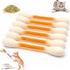 Générique 2026 Cotton Swabs Cat Toys with Catnip 6 Pk Durable Big Kitten Chew Dental Teething Ropes Giant Interactive Felt Kitty Kicker Toy Sticks for Boredom Exercise Play Anxiety Digestive Aid Lover Gift
