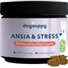 DogSuppy Ansia e Stress per Cani - Riduce Abbaiare Eccessivo, Iperattività, Aggressività, Paura Di Fuochi D'artificio, 100% naturali - Adatti a Cani di Piccola, Media e Grande taglia | 60 integratori
