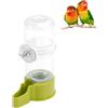 GYWHOOFT Capacità 140 ML distributore acqua Uccelli,Verde dispenser Acqua Cibo per Uccelli,Uccelli Alimentatore Automatico,per Pet Bird Parrot Pigeon Alimentazione Automatica Acqua Potabile