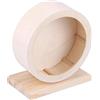 Sheens Ruota del criceto, Ruota per esercizi in legno Ruota per roller naturale interattiva per Gerbilli Cincillà Ricci Mouse Altri piccoli animali[S]Giochi